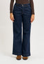 Jeans palazzo con elastico retro - BLU