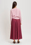 Maglia girocollo misto cachemire - ROSA