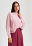 Maglia girocollo misto cachemire - ROSA