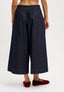Pantalone gonna in jeans con laccio - BLU