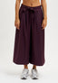 Pantalone gonna con laccio - BORDEAUX