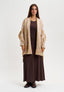 Cappotto in maglia jacquard - BEIGE/ROSA