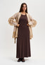 Cappotto in maglia jacquard - BEIGE/ROSA