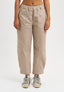 Pantalone balloon pince sul fondo - BEIGE