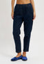 Jeans cavallo sceso elastico in vita - BLU