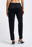 Pantalone carrot a vita alta - NERO