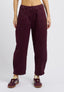 Pantalone balloon pince sul fondo - BORDEAUX