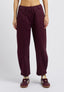Balloon trousers with bottom pleats - BORDEAUX