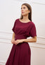 Vestito midi con pinces in vita - INDIA