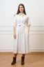 Vestito lungo in cotone - BIANCO