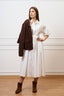 Vestito lungo in cotone - BIANCO