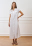 Vestito lungo in puro lino - BIANCO