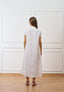 Vestito lungo in puro lino - BIANCO