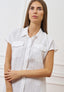 Vestito lungo in puro lino - BIANCO