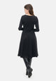 Vestito midi punto milano