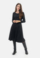 Vestito midi punto milano