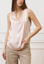 Blusa smanicata in raso di viscosa - CIPRIA