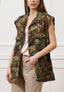 Blusa smanicata in raso di viscosa - CIPRIA