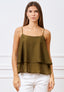 Top a balze in mussola - MILITARE