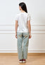 Blusa in raso di viscosa - AVORIO