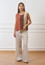 Blusa in mussola fantasia multicolore - COCCIO