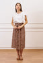 Blusa con maniche arricciate - BIANCO