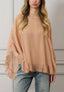 Blusa a mantella con top