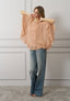 Blusa a mantella con top