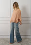 Blusa a mantella con top