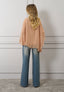 Blusa a mantella con top