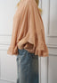 Blusa a mantella con top