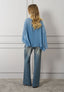 Blusa a mantella con top