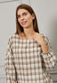 Blusa a quadri