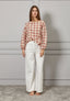 Blusa a quadri
