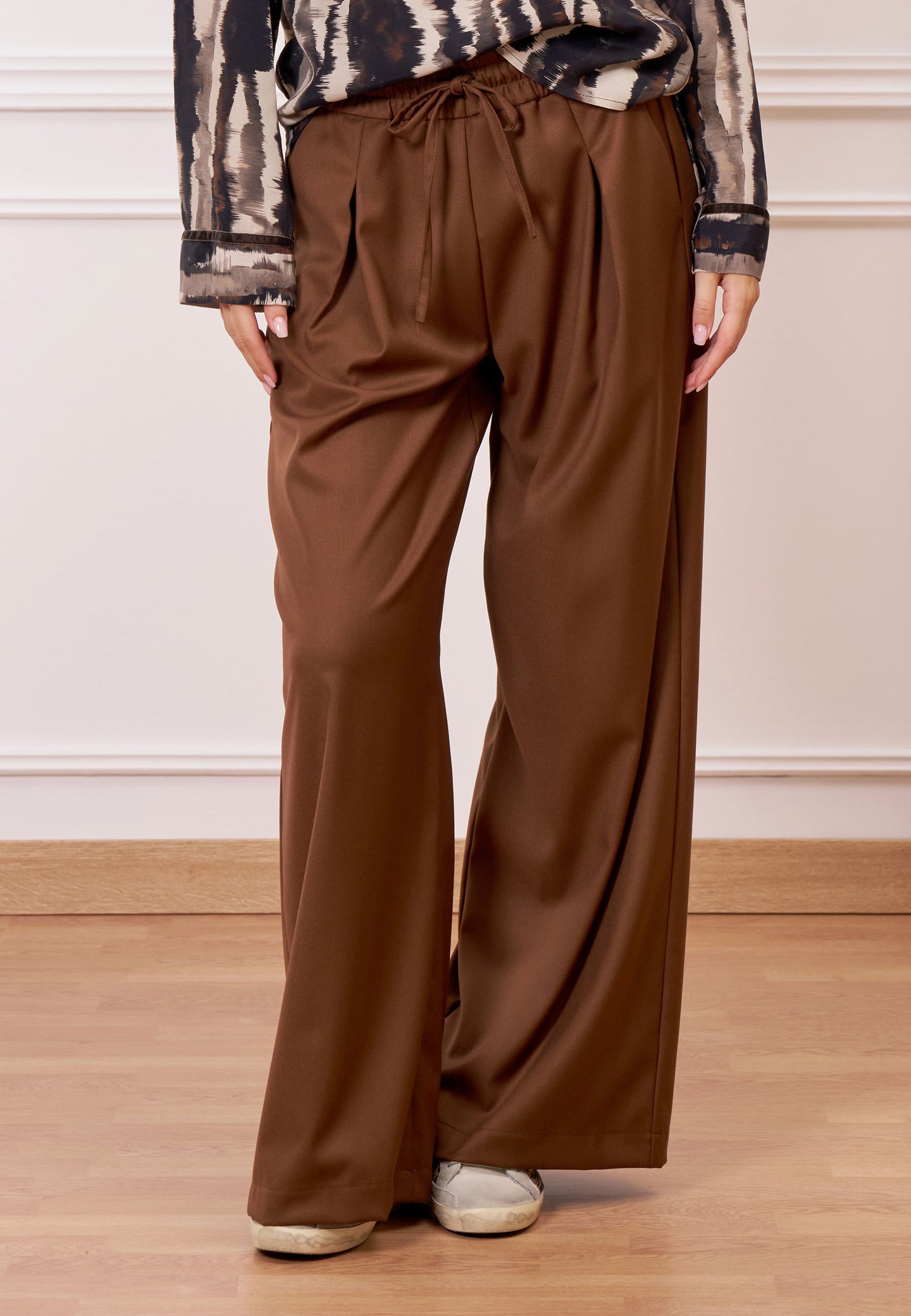 Pantalone palazzo con coulisse