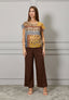 Blusa fantasia patchwork