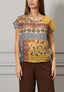 Blusa fantasia patchwork
