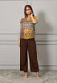 Blusa fantasia patchwork