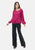 Blusa con sfrangiature frontali