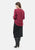 Blusa in raso di viscosa scollo a v