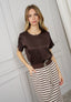 Blusa raso girocollo
