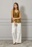 Blusa smanicata lacci retro