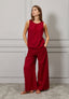 Blusa smanicata scollo sul retro
