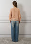 Blusa velata con top e rouches