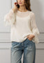Blusa velata con top e rouches