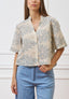 Camicia over ricamata - CELESTE
