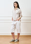 Camicia con applicazione spalla - AVORIO/BEIGE