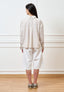 Camicia con applicazione spalla - AVORIO/BEIGE