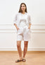 Camicia over in lino - BIANCO