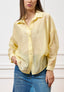 Camicia over in mussola - GIALLO